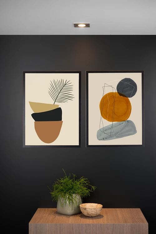 Lucide TUBE - Foco empotrable en el suelo - 1xGU10 - Cromo mate - ambiente 1